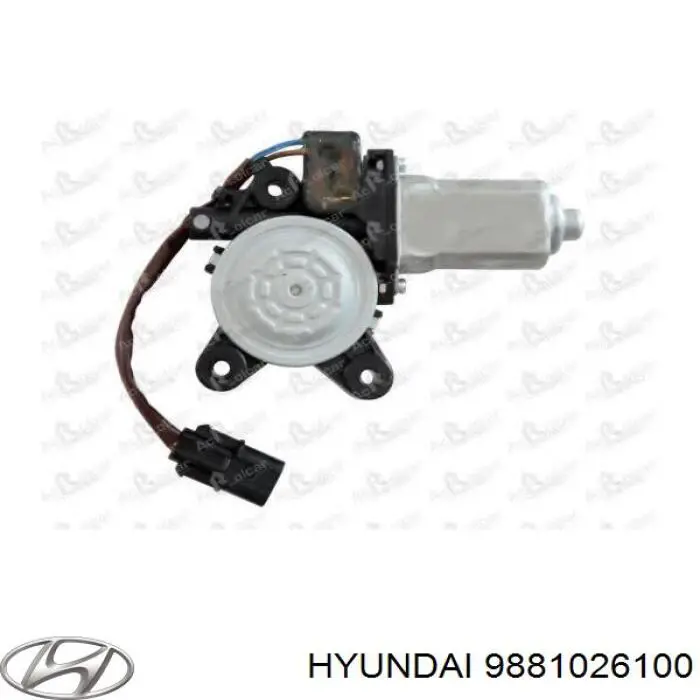 Compre 9881026100 Hyundai/Kia Motor de acionamento de vidro da porta dianteira esquerda