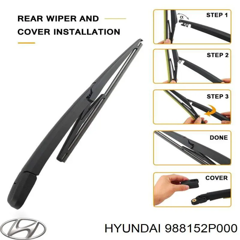 Braço de limpa-pára-brisas de vidro traseiro Hyundai/Kia 988152P000 preço, a partir de 44,09 USD
