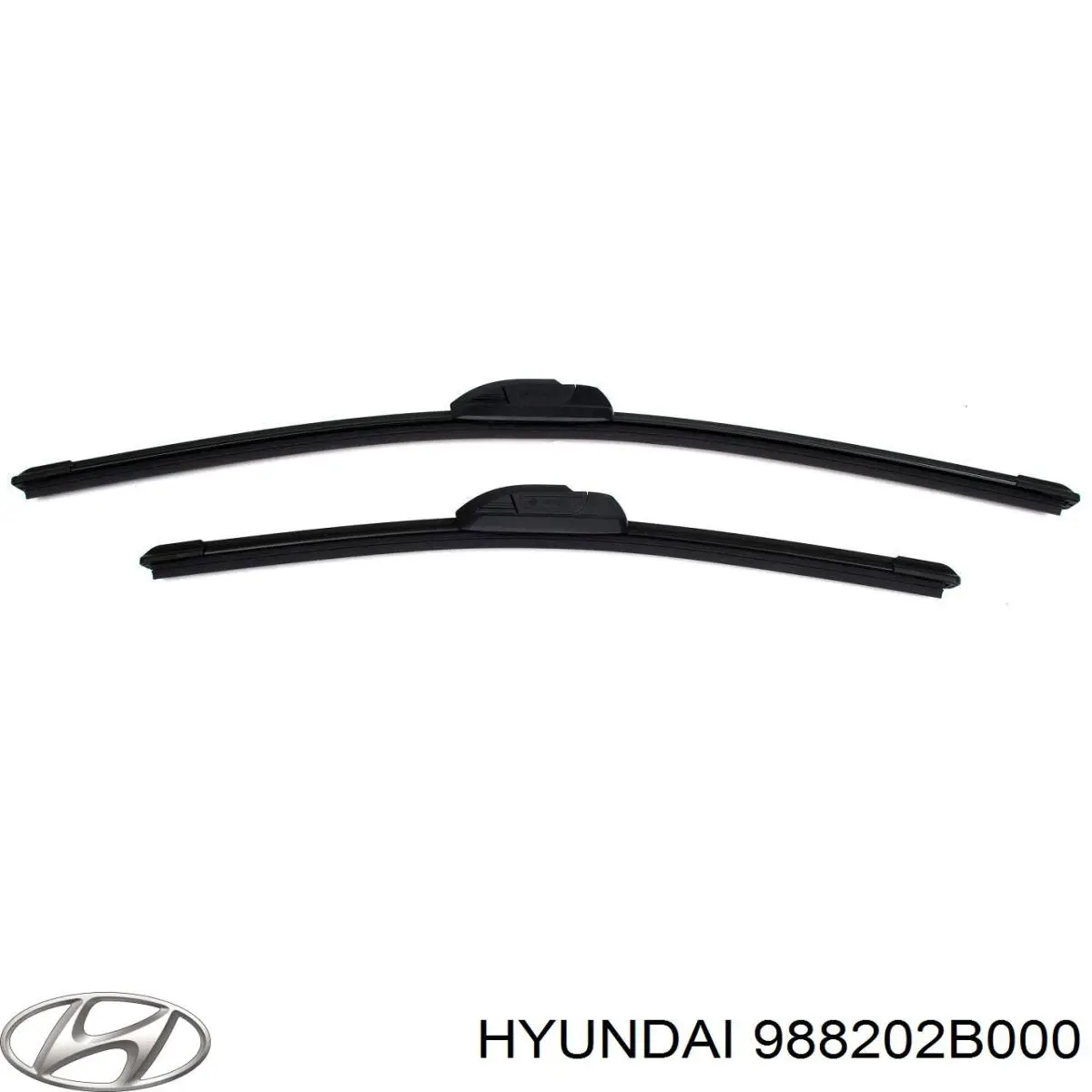 Compre 988202B000 Hyundai/Kia Limpa-pára-brisas de vidro traseiro