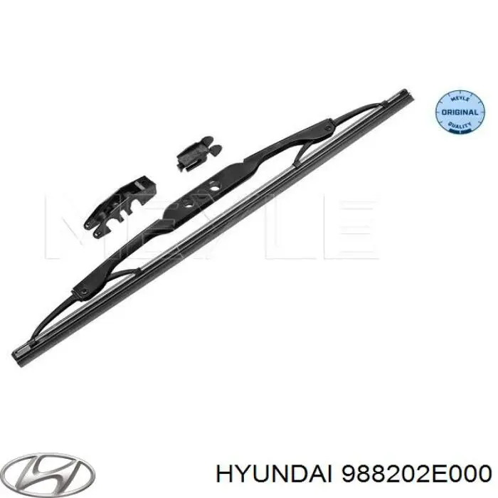 988202E000 Hyundai/Kia Limpa-pára-brisas de vidro traseiro