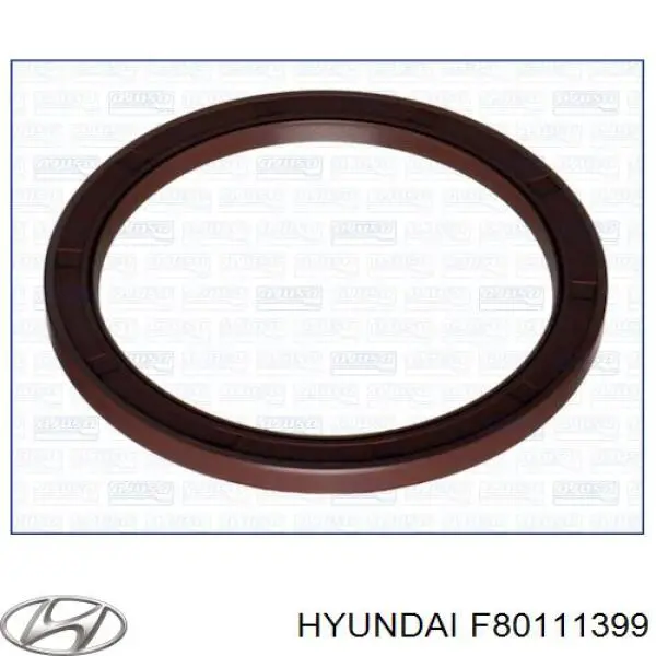 Compre F80111399 Hyundai/Kia Vedação traseira de cambota de motor