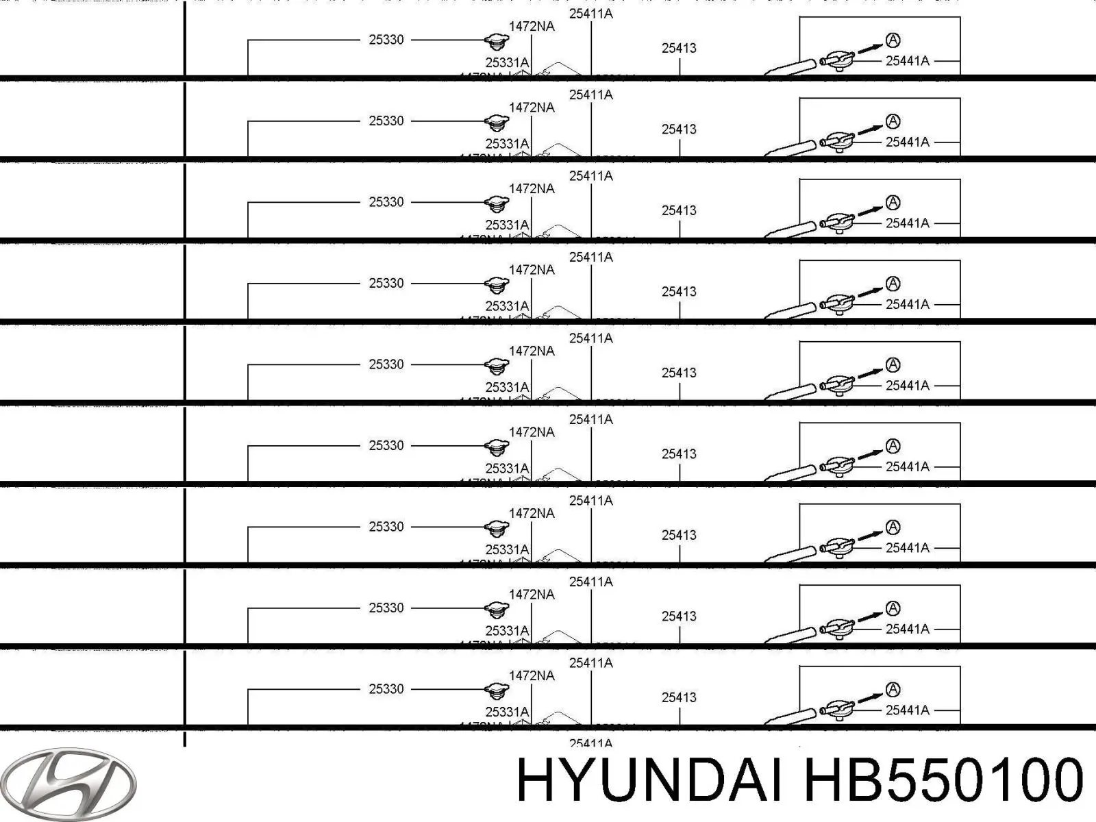  Tanque de bomba da Direção hidrâulica assistida Hyundai Galloper SUV (JK) (1997 - 2003) 