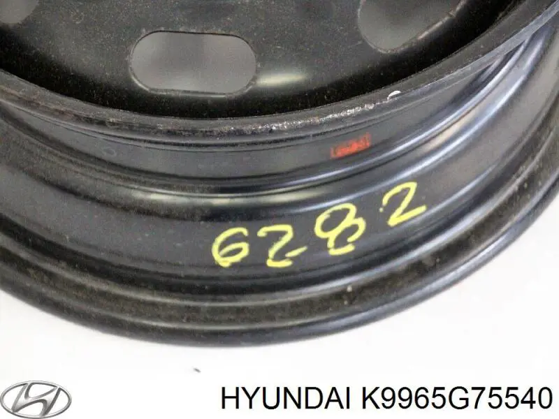 K9965G75540 Hyundai/Kia Discos de roda de aço (estampados)