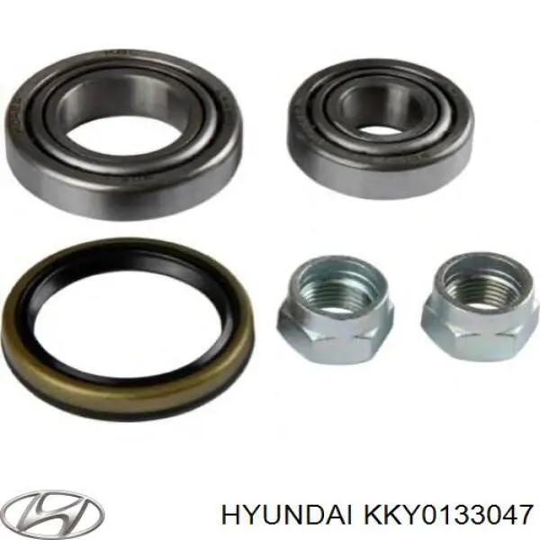 KKY0133047 Hyundai/Kia Rolamento interno de cubo traseiro