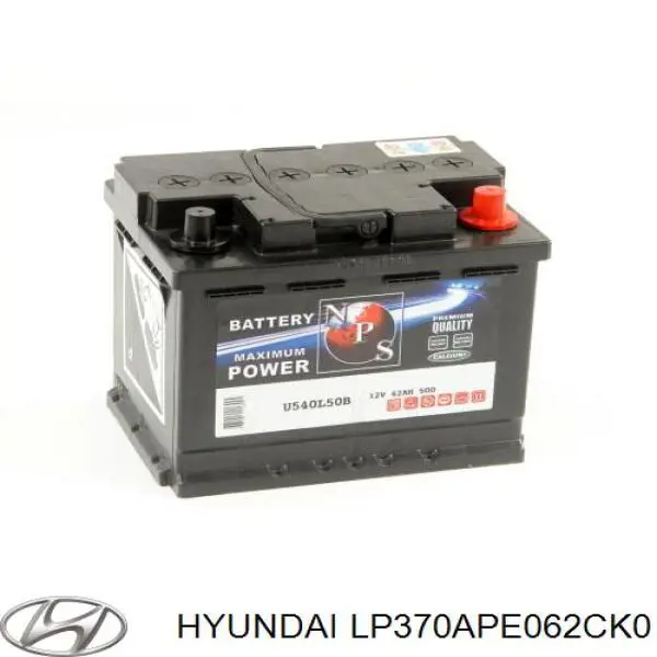 LP370APE062CK0 Hyundai/Kia Bateria recarregável (PILHA)