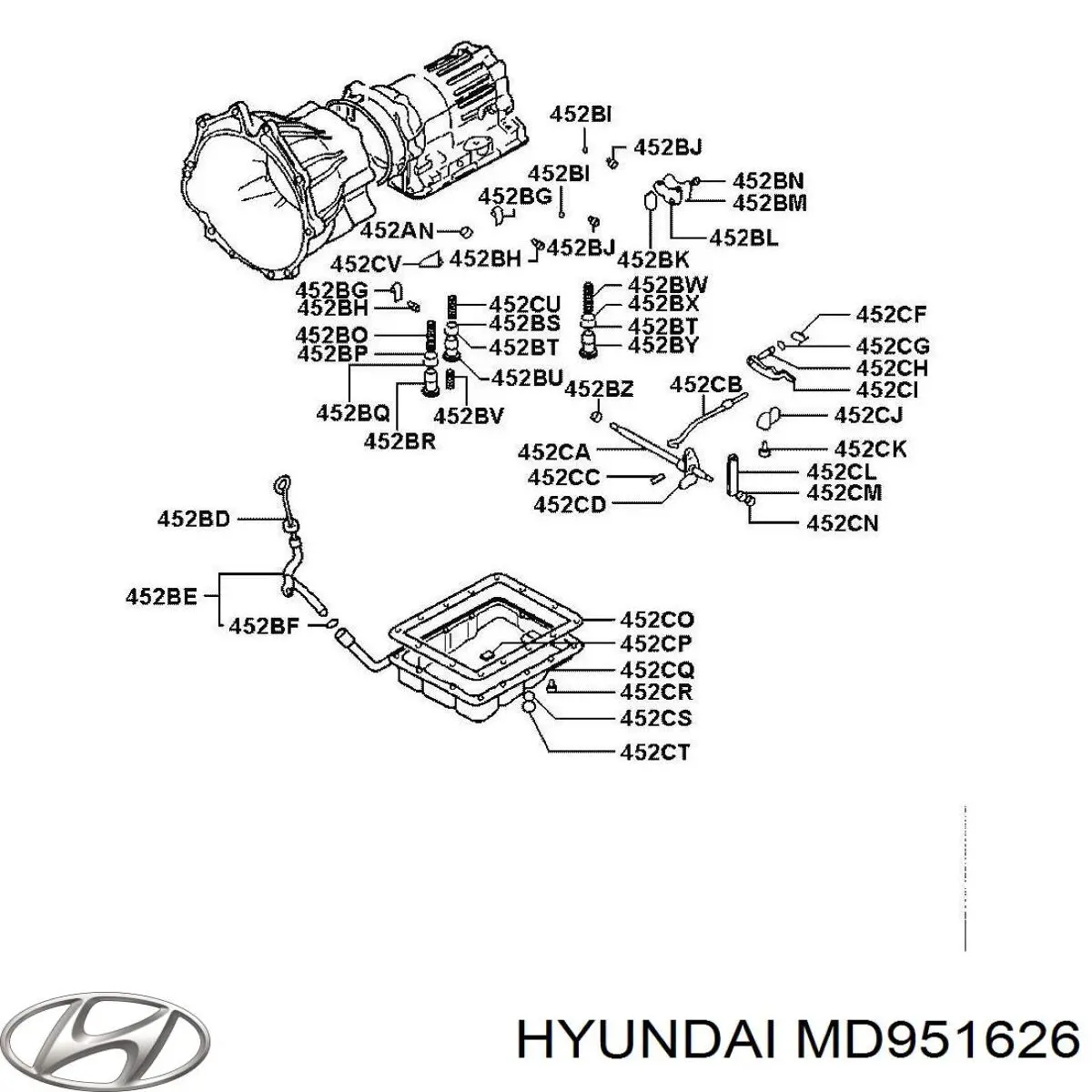 Vedante de panela da Caixa Automática de Mudança/Caixa Mecânica de Mudança para Mitsubishi Pajero I L04G, L14G