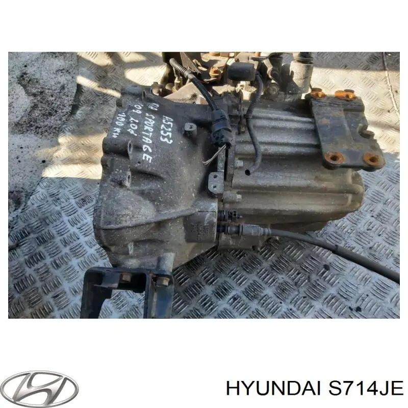 S714JE Hyundai/Kia Caixa de Mudança montada (caixa mecânica de velocidades)