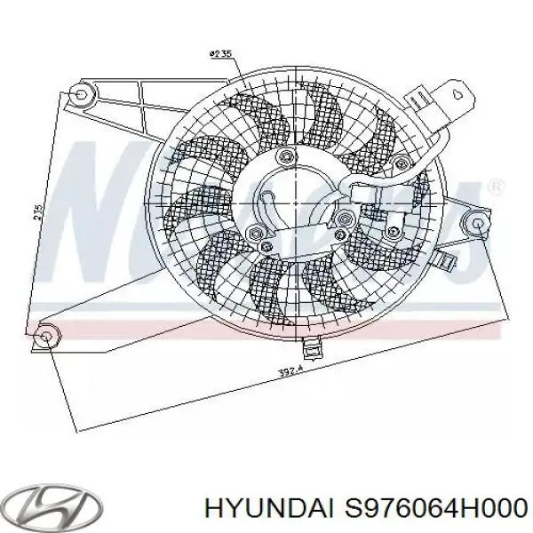 Compre 976064H100 Hyundai/Kia Radiador de aparelho de ar condicionado