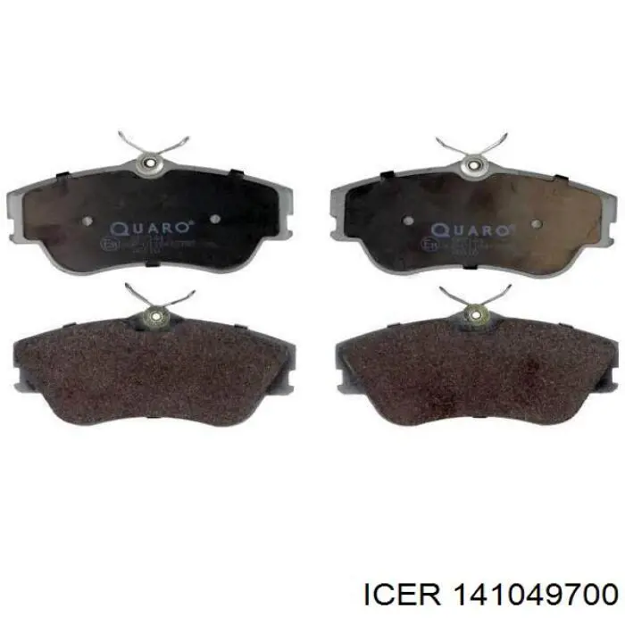 Sapatas do freio dianteiras de disco Icer 141049700 preço, a partir de 33,68 USD