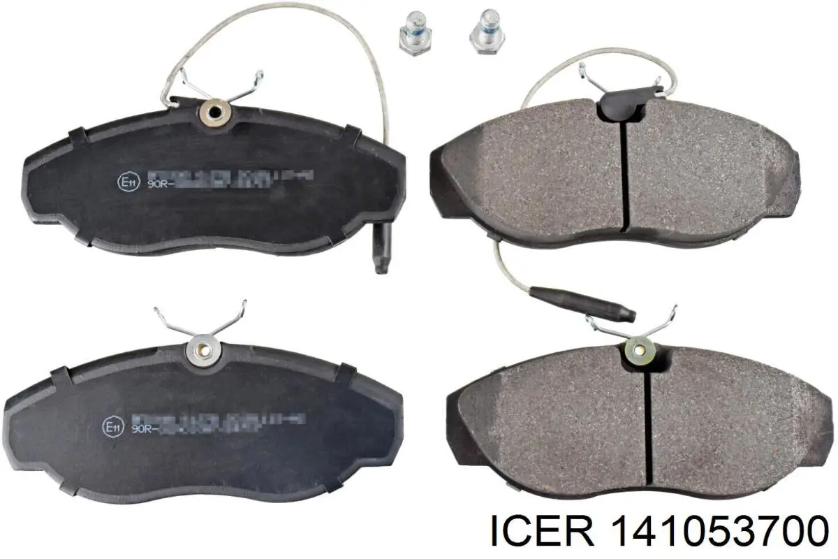 Compre 141053700 Icer Sapatas do freio dianteiras de disco