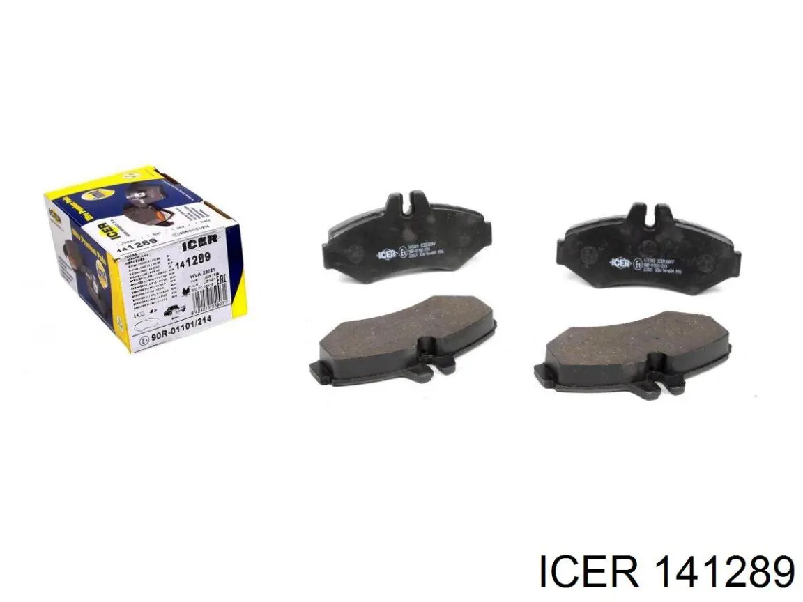 Compre 141289 Icer Sapatas do freio traseiras de disco
