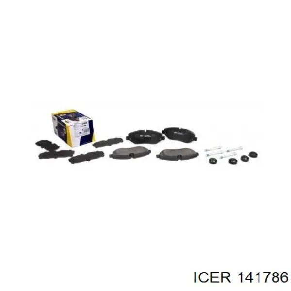Sapatas do freio dianteiras de disco Icer 141786 preço, a partir de 31,02 USD