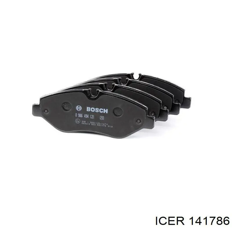 Compre 141786 Icer Sapatas do freio dianteiras de disco