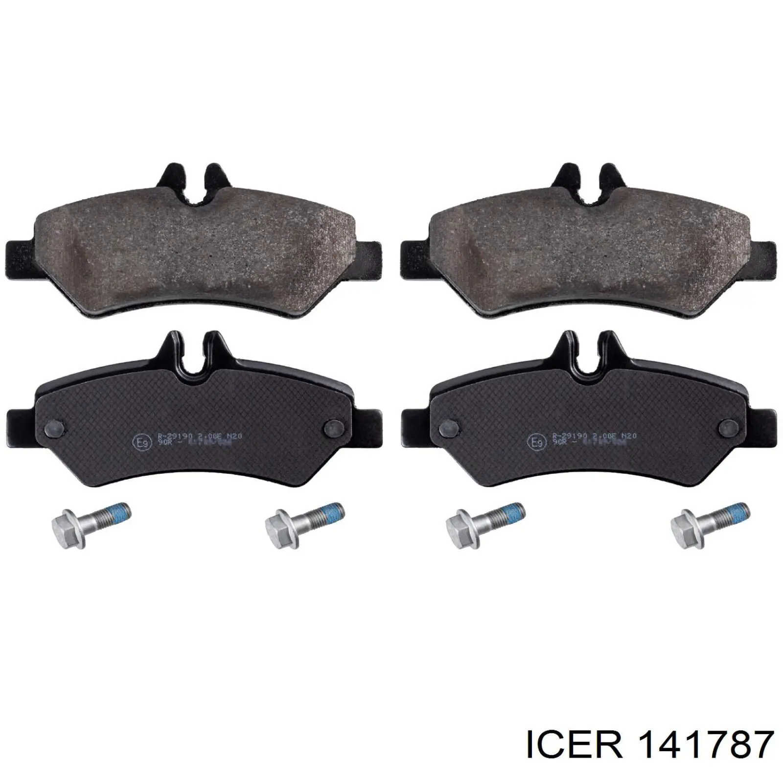 Compre 141787 Icer Sapatas do freio traseiras de disco