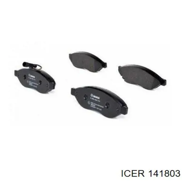 Compre 141803 Icer Sapatas do freio dianteiras de disco