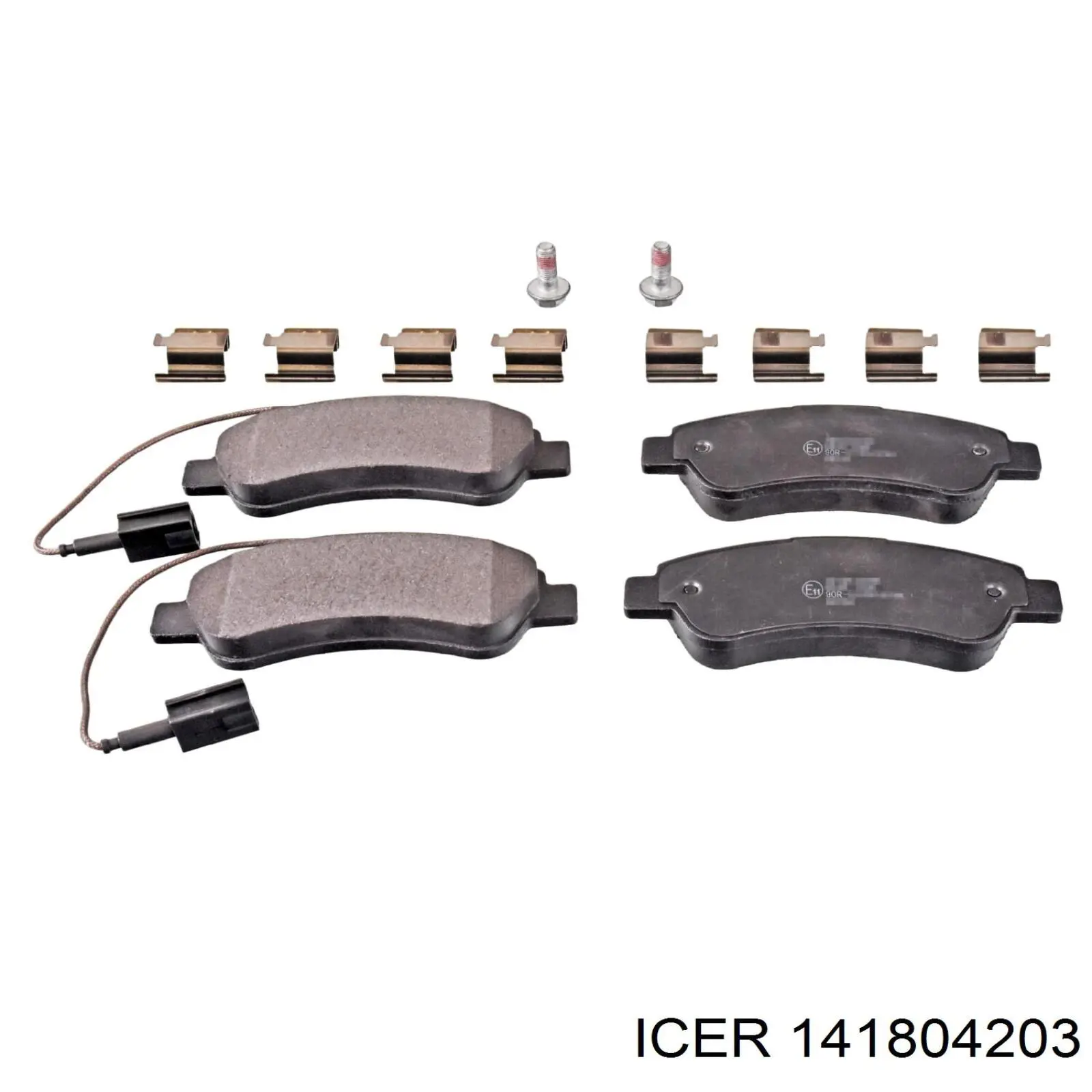 Sapatas do freio traseiras de disco Icer 141804203 preço, a partir de 39,39 USD