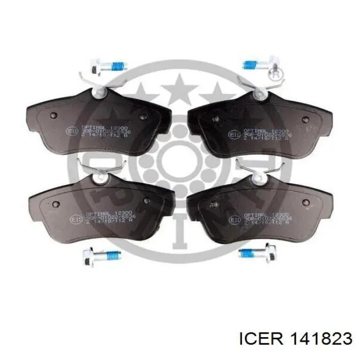 Sapatas do freio traseiras de disco Icer 141823 preço, a partir de 31,01 USD