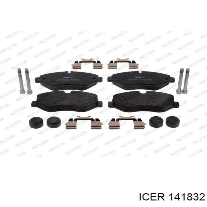 Sapatas do freio dianteiras de disco Icer 141832 preço, a partir de 38,34 USD