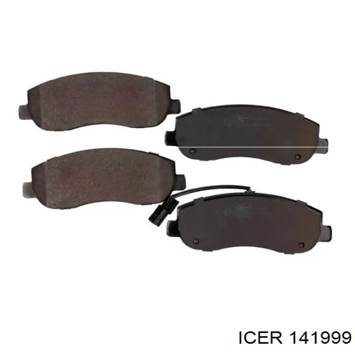 Compre 141999 Icer Sapatas do freio dianteiras de disco