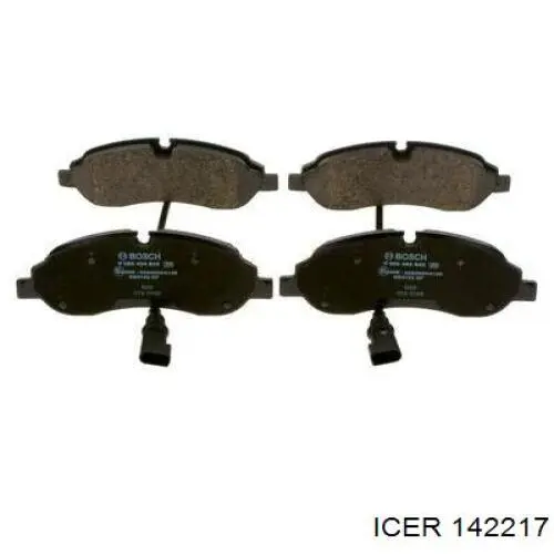 Sapatas do freio dianteiras de disco Icer 142217 preço, a partir de 41,33 USD