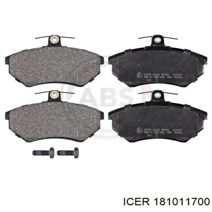 Compre 181011700 Icer Sapatas do freio dianteiras de disco