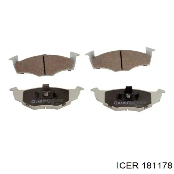 Sapatas do freio dianteiras de disco Icer 181178 preço, a partir de 26,53 USD