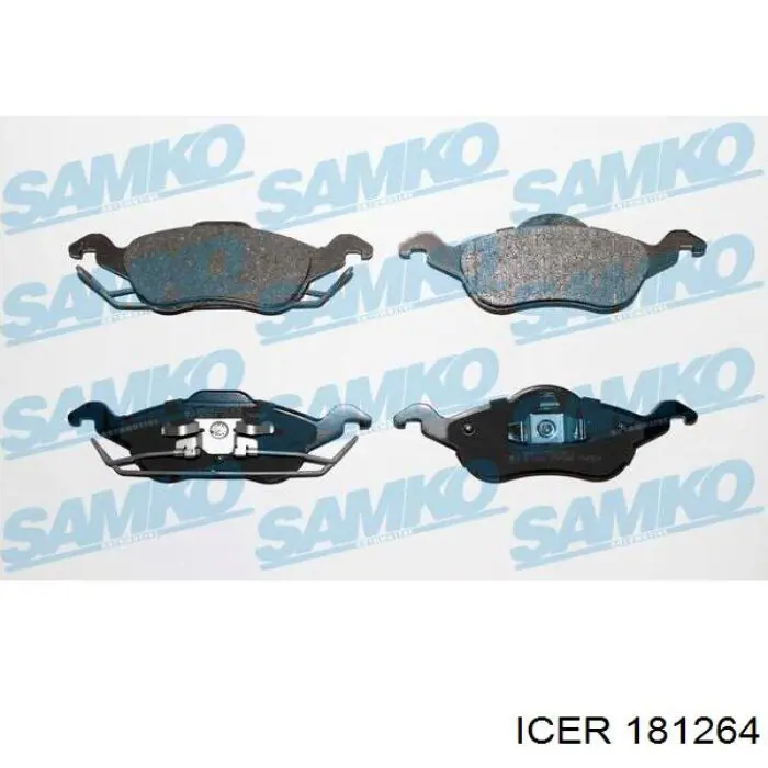 Sapatas do freio dianteiras de disco Icer 181264 preço, a partir de 25,28 USD