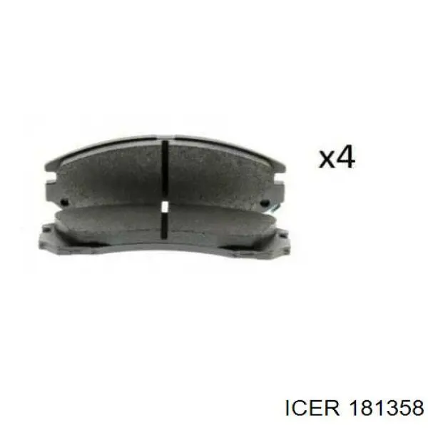 Sapatas do freio dianteiras de disco Icer 181358 preço, a partir de 63,06 USD