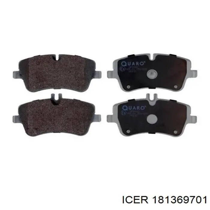 Compre 181369701 Icer Sapatas do freio dianteiras de disco