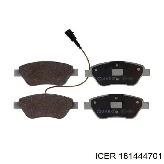 Sapatas do freio dianteiras de disco Icer 181444701 preço, a partir de 29,64 USD