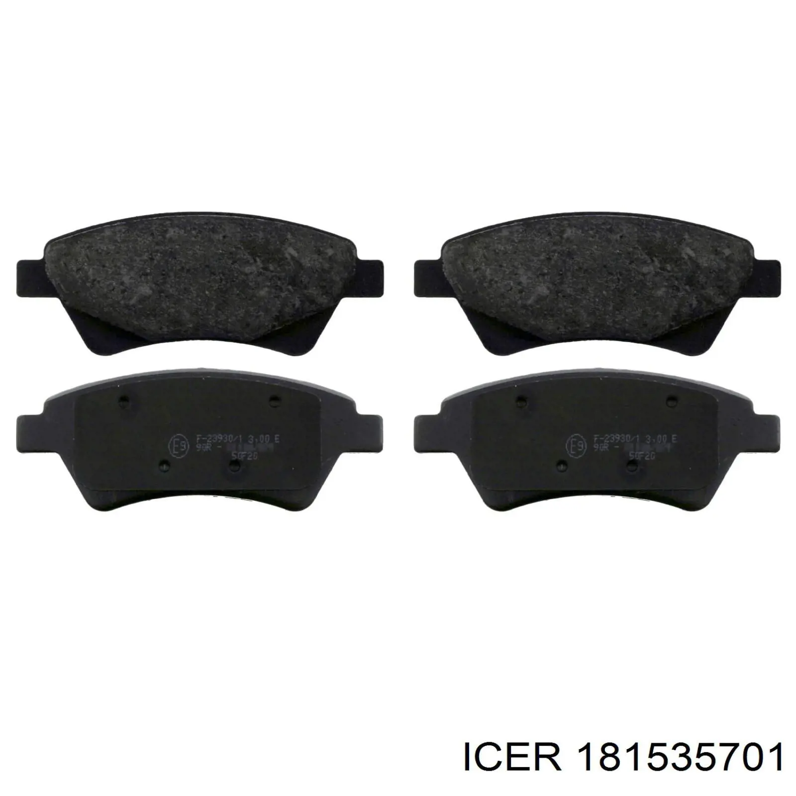 Sapatas do freio dianteiras de disco Icer 181535701 preço, a partir de 27,58 USD