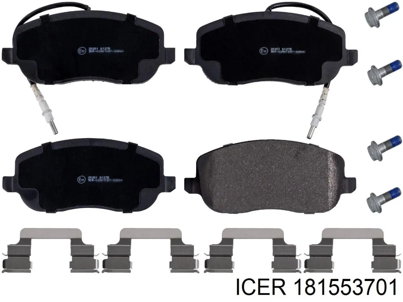 Compre 181553701 Icer Sapatas do freio dianteiras de disco