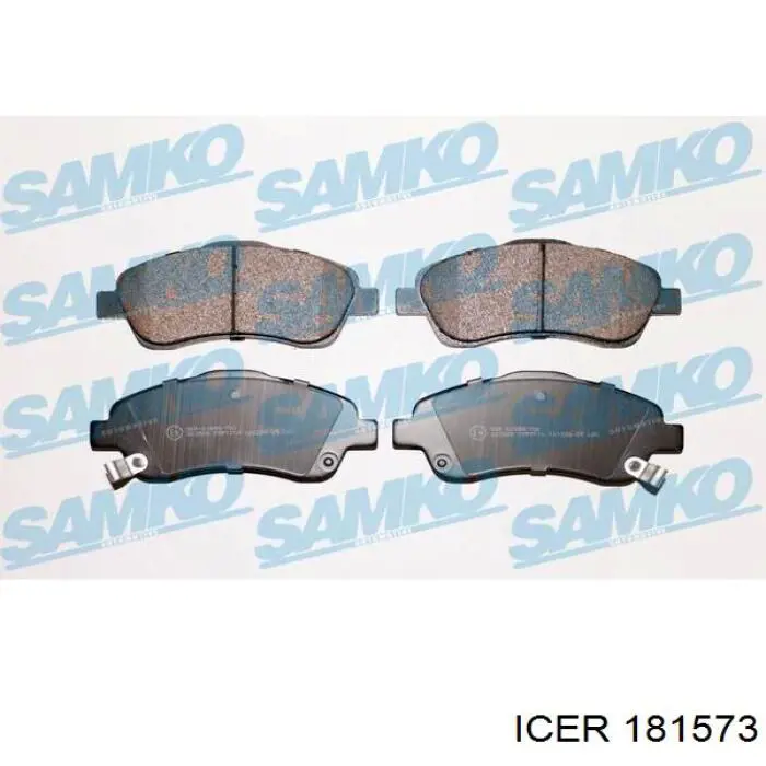Compre 181573 Icer Sapatas do freio dianteiras de disco