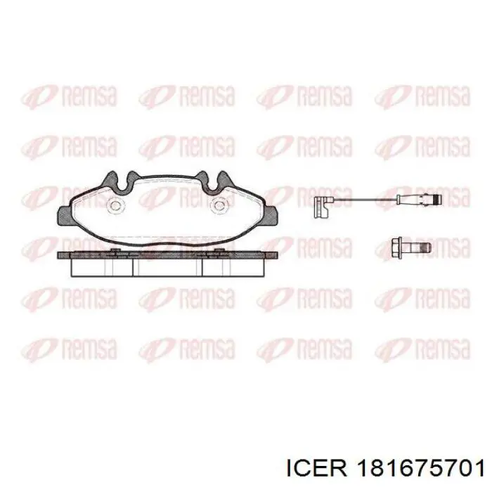 Sapatas do freio dianteiras de disco Icer 181675701 preço, a partir de 35,02 USD