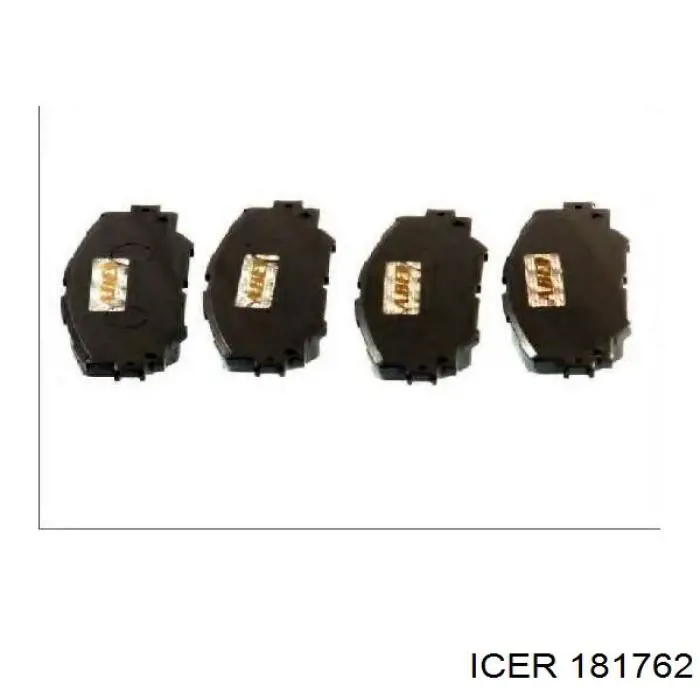 Compre 181762 Icer Sapatas do freio dianteiras de disco