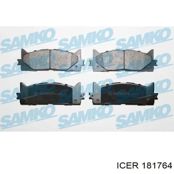 Compre 181764 Icer Sapatas do freio dianteiras de disco