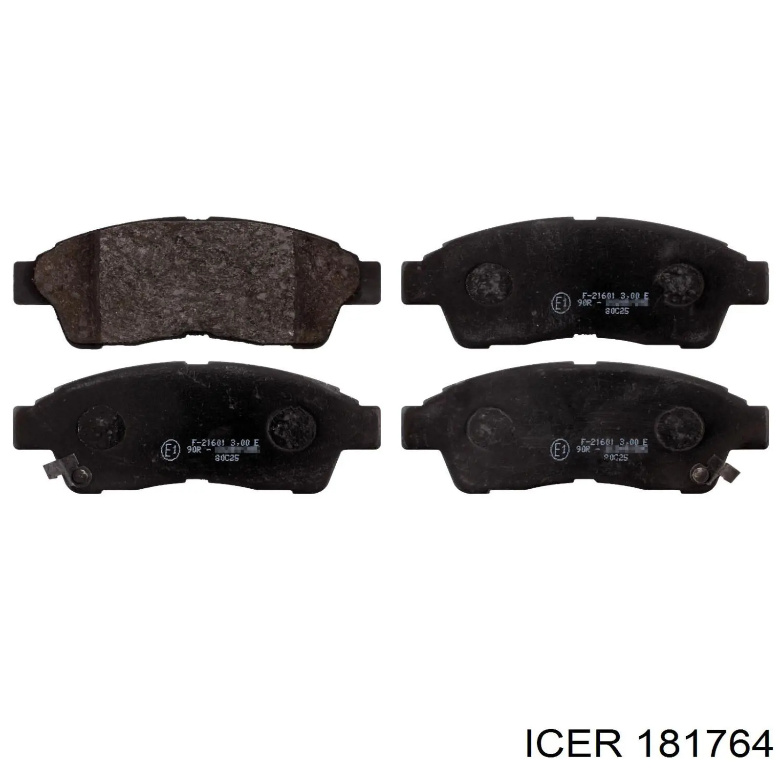 Sapatas do freio dianteiras de disco Icer 181764 preço, a partir de 34,10 USD