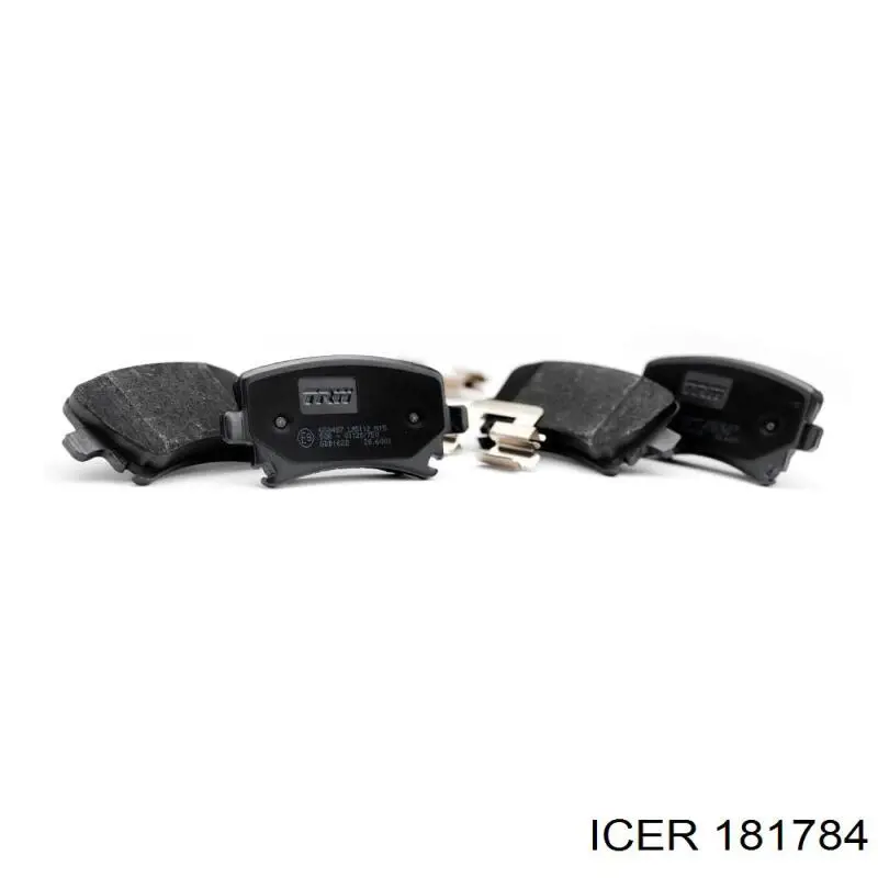 Compre 181784 Icer Sapatas do freio dianteiras de disco
