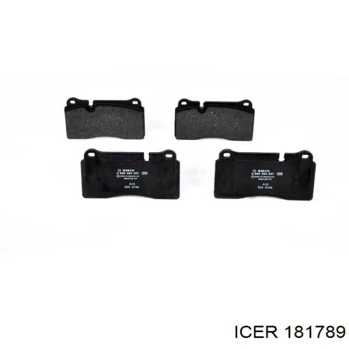 Compre 181789 Icer Sapatas do freio dianteiras de disco