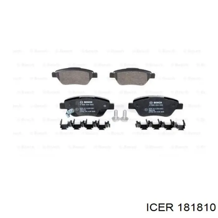 Compre 181810 Icer Sapatas do freio dianteiras de disco