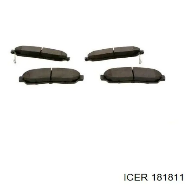 Sapatas do freio dianteiras de disco Icer 181811 preço, a partir de 30,08 USD