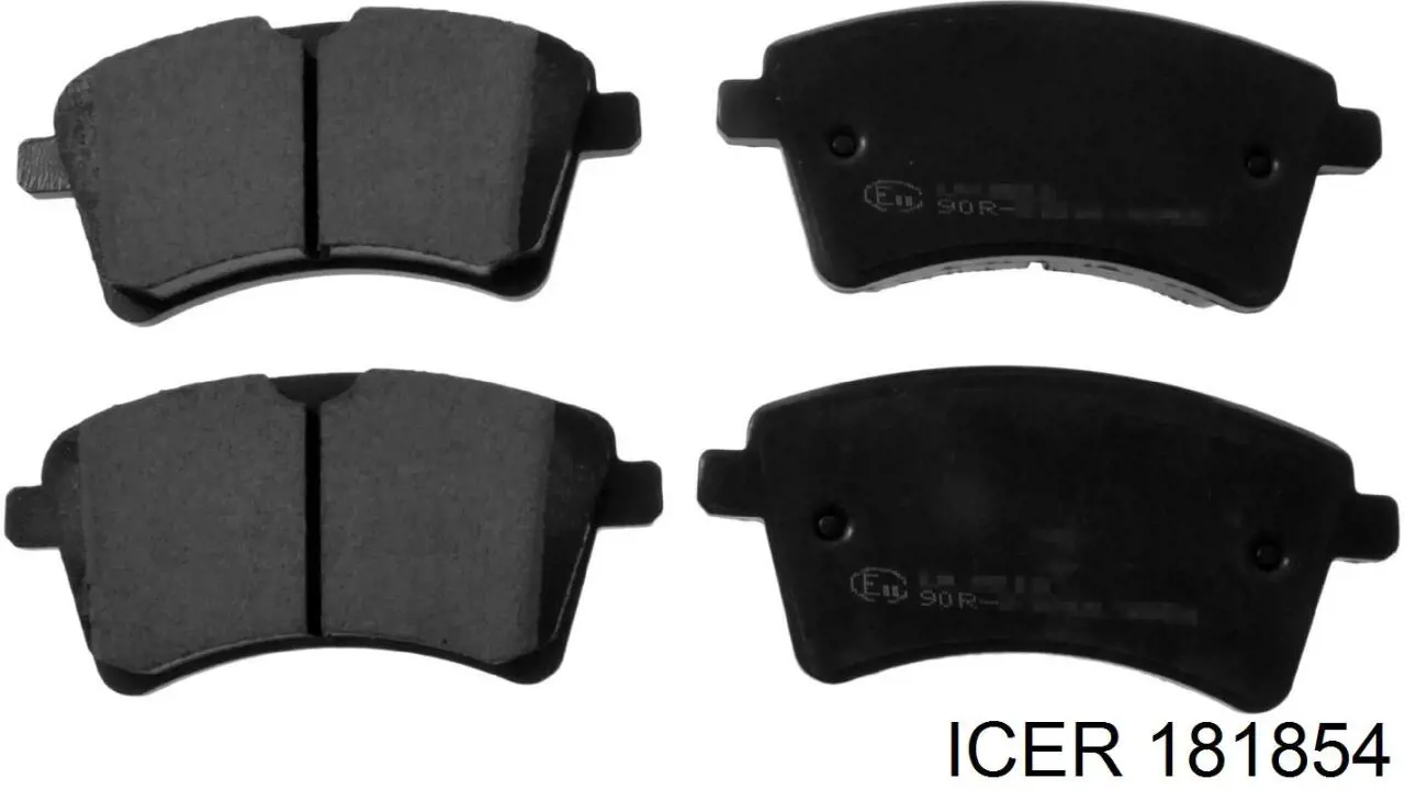 Compre 181854 Icer Sapatas do freio dianteiras de disco