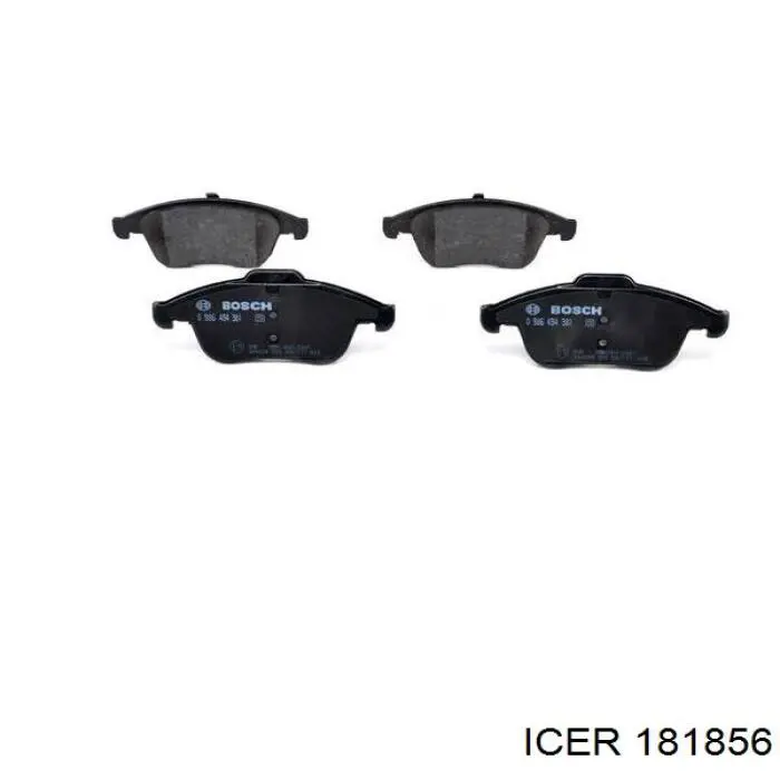 Compre 181856 Icer Sapatas do freio dianteiras de disco