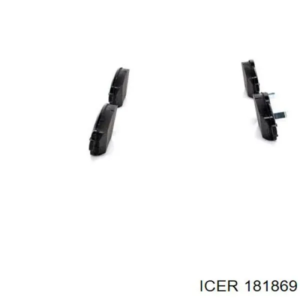 Compre 181869 Icer Sapatas do freio dianteiras de disco
