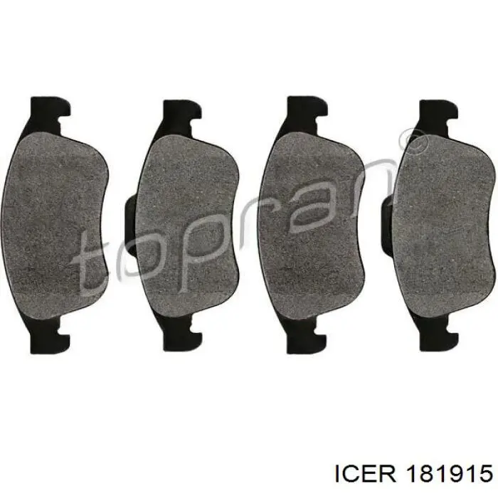 Compre 181915 Icer Sapatas do freio dianteiras de disco