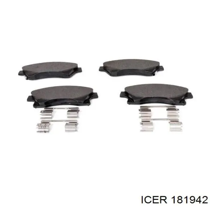 Compre 181942 Icer Sapatas do freio dianteiras de disco