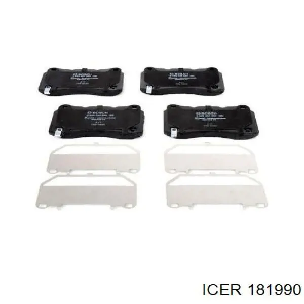 Compre 181990 Icer Sapatas do freio dianteiras de disco
