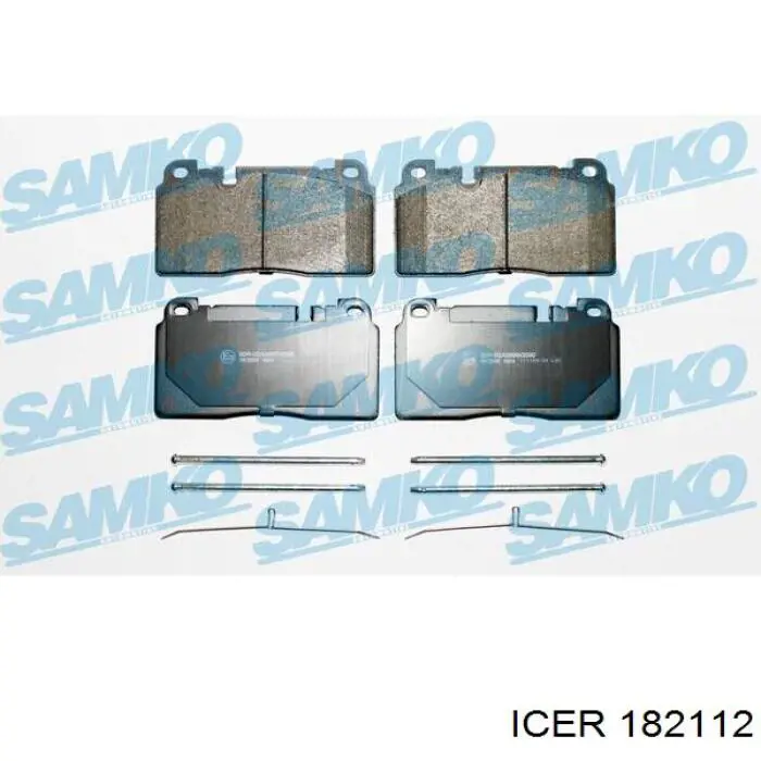 Sapatas do freio dianteiras de disco Icer 182112 preço, a partir de 46,66 USD