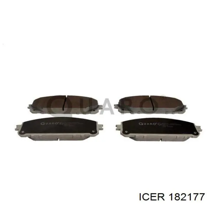Compre 182177 Icer Sapatas do freio dianteiras de disco
