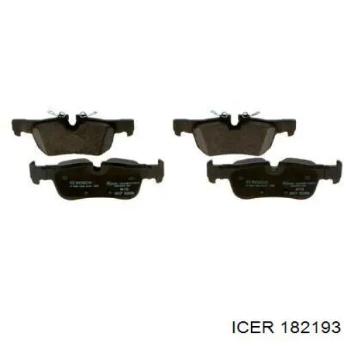 Sapatas do freio traseiras de disco Icer 182193 preço, a partir de 29,57 USD